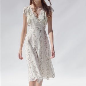 UO Jessica Cap Sleeve wrap dress